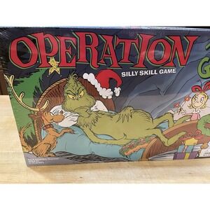 OPERATION The Grinch Board Game Silly Skill Game Ages 6+ NIB